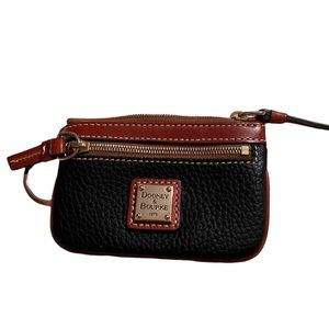 Dooney & Burke Leather Card Case Holder / Wristlit